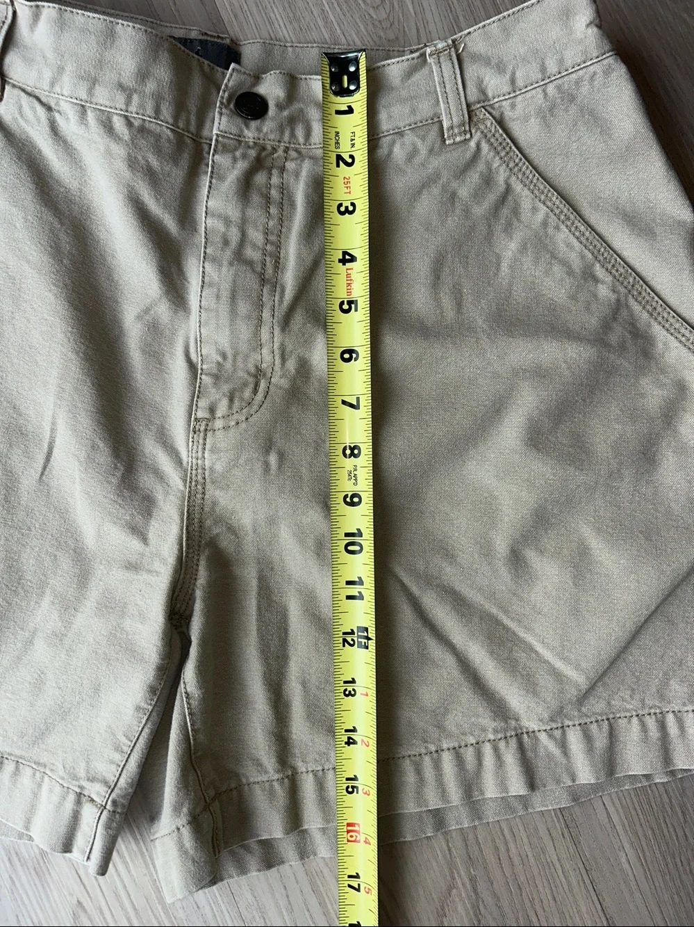 Royal Robbins Relaxed Tailored Cotton Shorts 36 Khaki SPF Golf Casual Classic